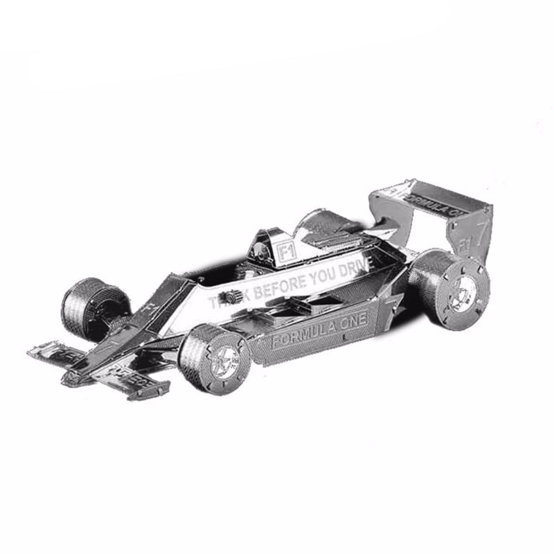 Stainless Steel F1 Racing Car